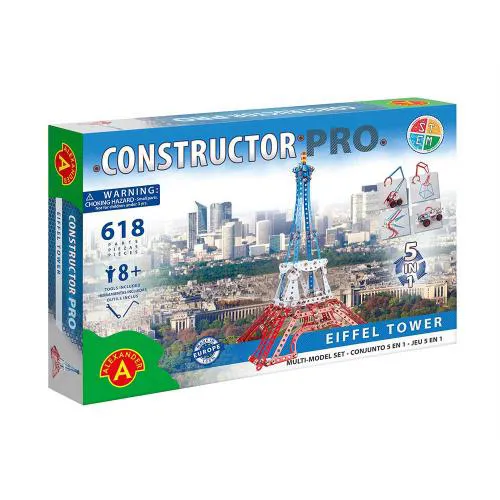 Constructor Pro – Bausatz 5-in-1 "Eiffelturm"