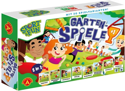 Sport & Fun - Garten Olympiade (8 in 1 Outdoor Spielset)