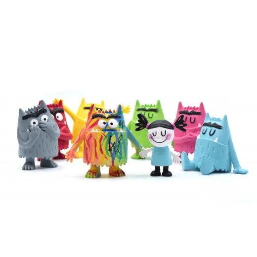 Das Farbenmonster-Set (8 Figuren)