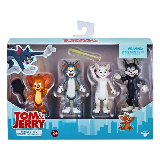 Tom und Jerry - Friends & Foes Set (4 Figuren)