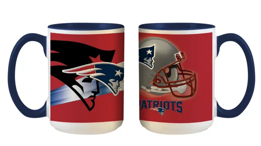 New England Patriots 3D Inner Color Tasse