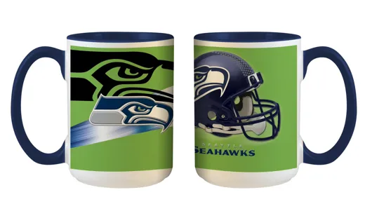 Seattle Seahawks 3D Inner Color Mug 445ml 445ml