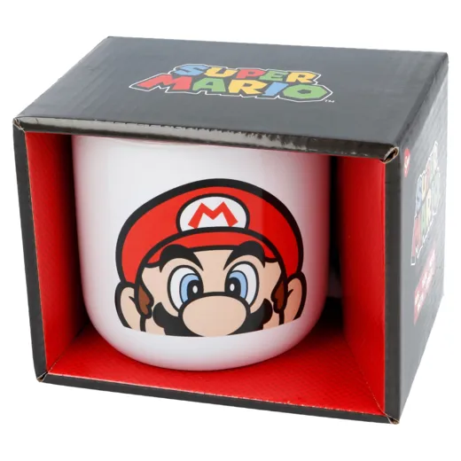 Super Mario - Tasse aus Keramik, 400 ml, in Geschenkbox