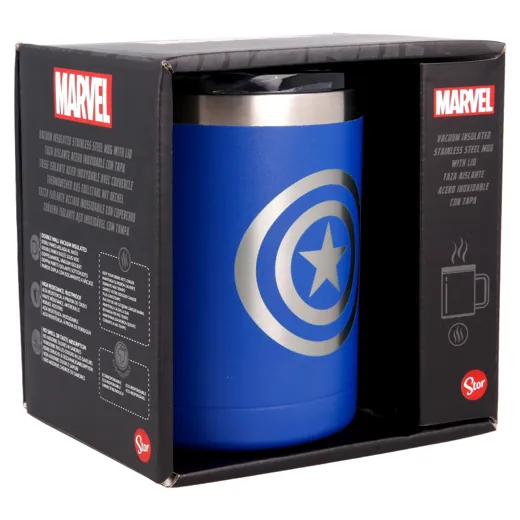 Marvel - Edelstahl Thermobecher, 380 ml