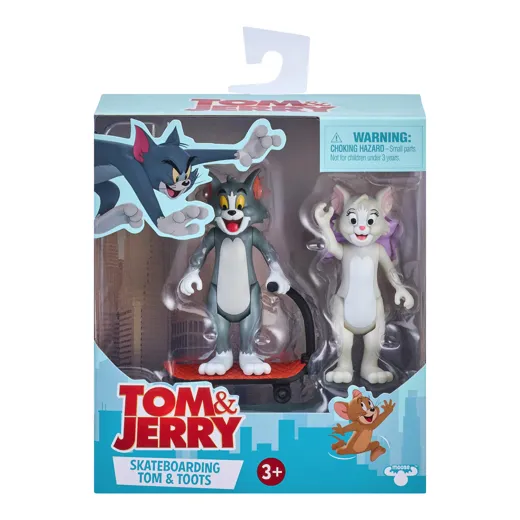 Tom und Jerry Set - Skateboard (2 Figuren)