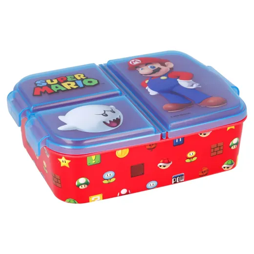 Super Mario - Lunchbox mit Fächern