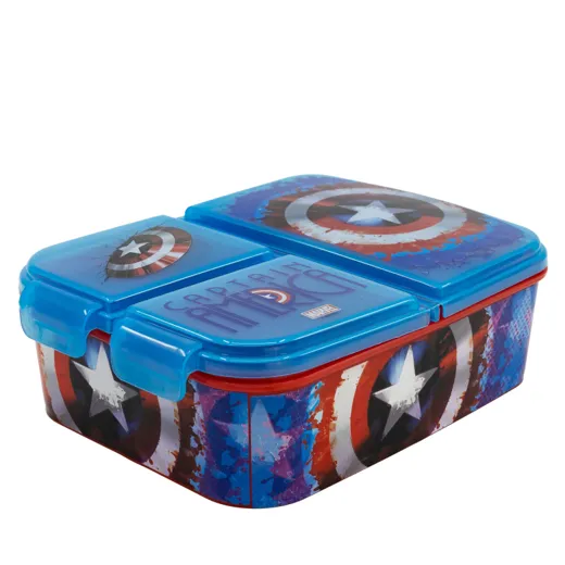 Marvel "CAPTAIN AMERICA" - Lunchbox mit Fächern