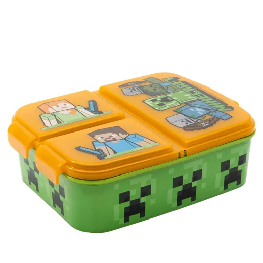 Minecraft - Lunchbox mit Fächern