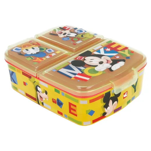 Mickey Mouse - Lunchbox mit Fächern