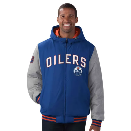 Edmonton Oilers Cold Front Polyfilled Jacket