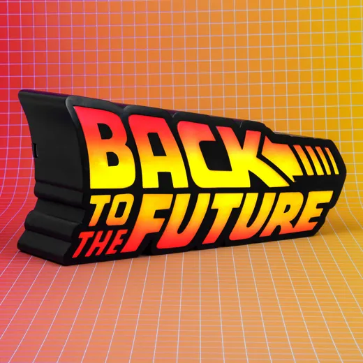 Back to the Future Logo Light