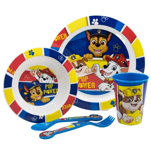 Paw Patrol "PUP POWER" - Geschirr-Set 5-teilig