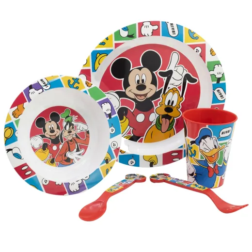 Mickey Mouse - Geschirr-Set 5-teilig