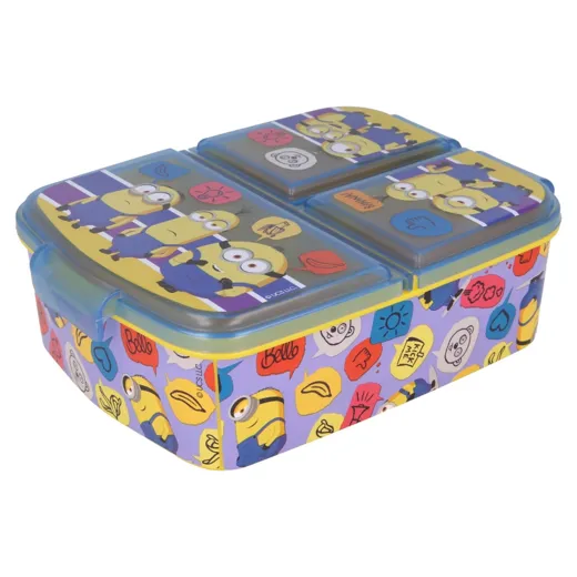 Minions - Lunchbox mit Fächern