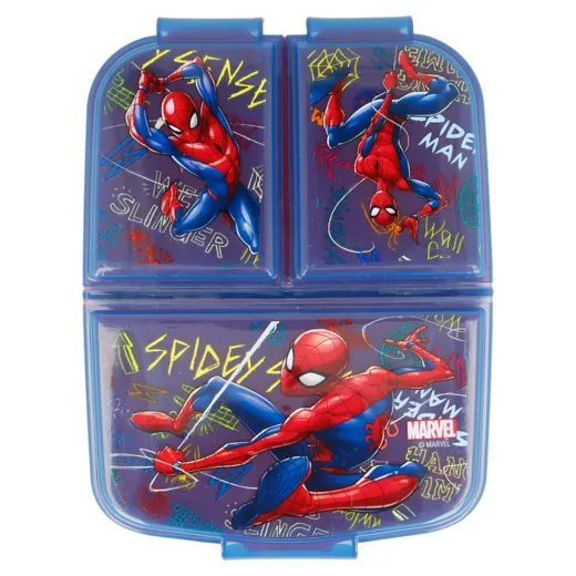 Spiderman "GRAFFITI" - Lunchbox mit Fächern