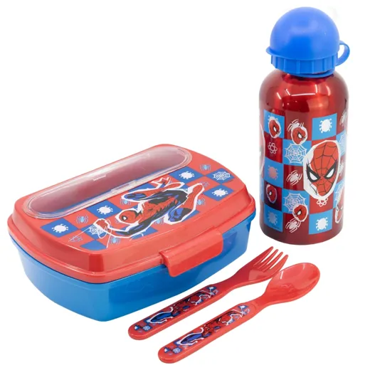 Spiderman "MIDNIGHT FLYER" - Back to School Set in Geschenkbox