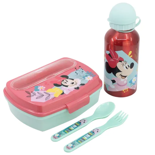 Minnie Mouse - Back to School Set in Geschenkbox, 4-teilig