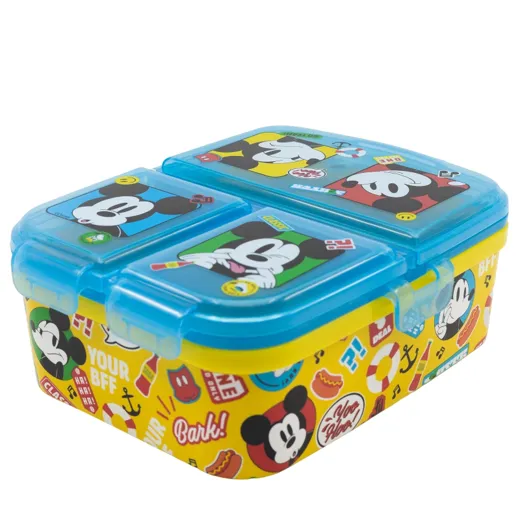 Mickey Mouse "FUN-TASTIC" - Lunchbox XL mit 4 Fächern