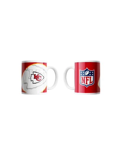 Kansas City Chiefs Classic Mug Shadow Logo & Shield