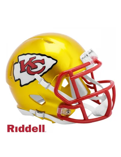 Kansas City Chiefs Mini Helm "SPEED ALT FLASH"