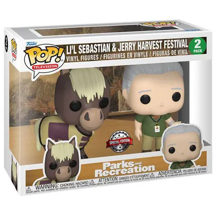 Funko - POP! Television - Parks and Recreation - 2er-Pack: Jerry & Lil Sebastian Harvest Festival