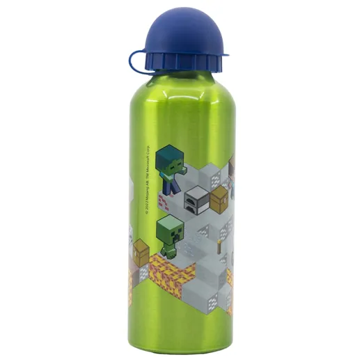 Minecraft - hohe Aluminiumflasche, 530 ml