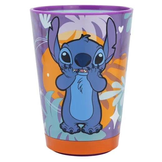 Stitch - Becher mit Kippschutz, 470 ml