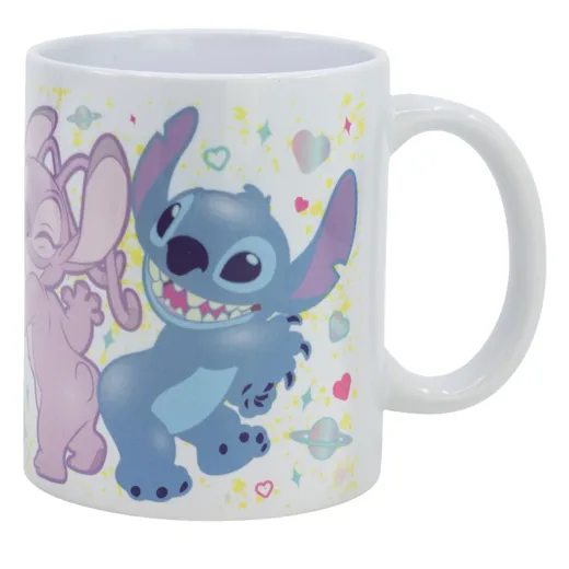 Stitch "SHAKEIT" - Tasse aus Keramik, 325 ml, in Geschenbox