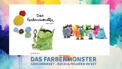 Das Farbenmonster Geschenkset - Buch & Figuren in einem Set