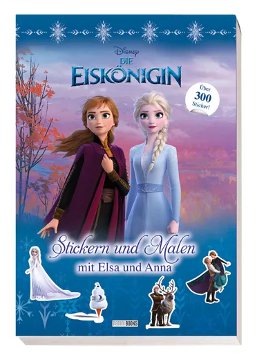 Die Eiskönigin: Stickern und Malen mit Elsa und Anna - über 300 Sticker!