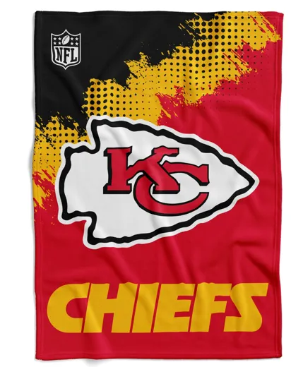 Kansas City Chiefs Flannel Decke; 150 x 200 cm