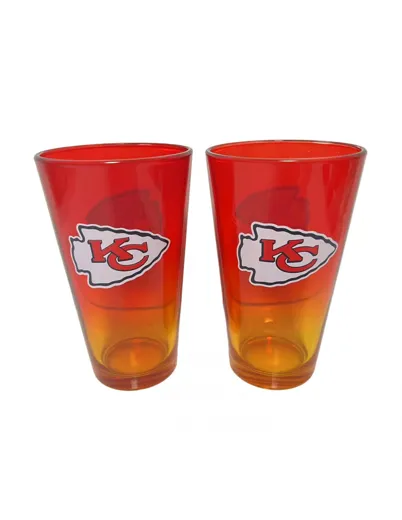 Kansas City Chiefs Pint Glass Set