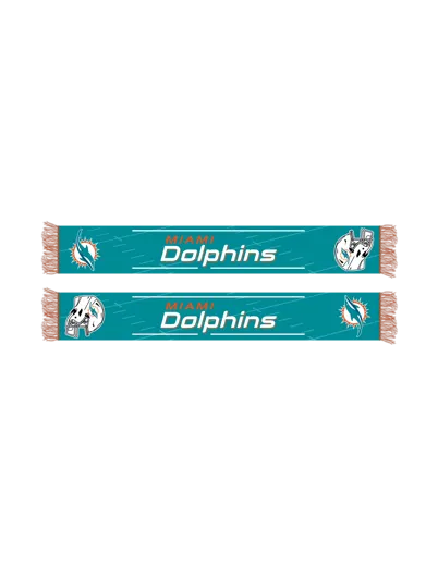 Miami Dolphins HD Knitted Jaquard Scarf 145x20cm