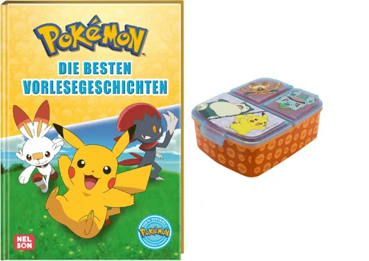 Pokémon - Geschenkset Buch und Lunchbox