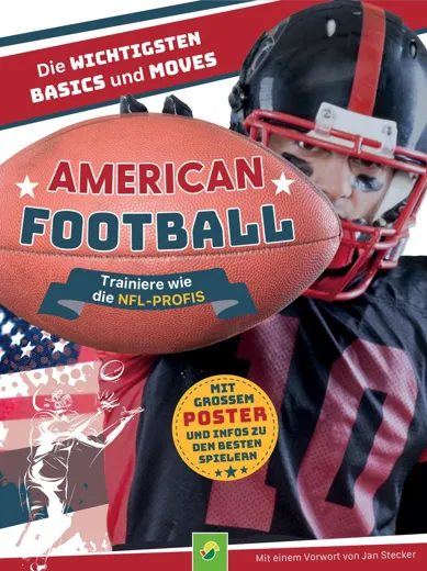 NFL American Football - Geschenkset Buch und T-Shirt