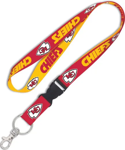 Kansas City Chiefs Umhängeband mit abnehmbarer Schnalle