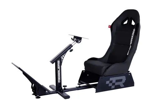 Racing Seat GT, foldable chair - BLACK - incl. Gearshift Holder