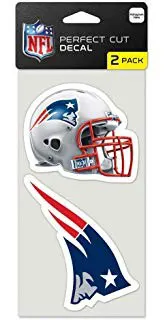 New England Patriots 2er Set Aufkleber