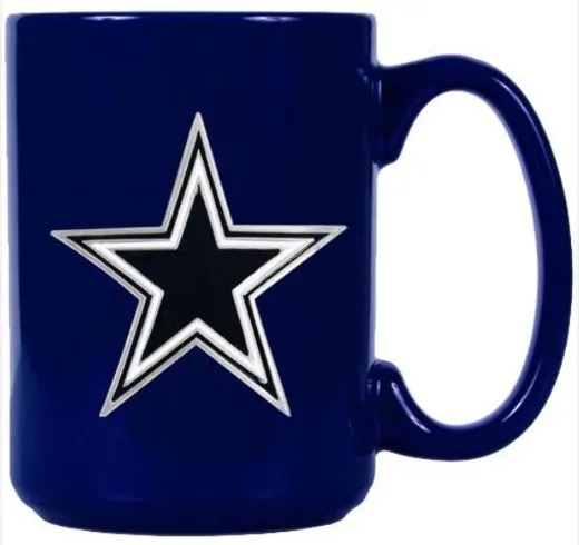 Dallas Cowboys Tasse Metall Team Logo 400ml