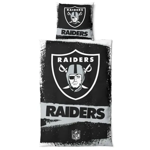 Las Vegas Raiders Bettwäsche-Set "RAW"  135x200 + 80x80cm