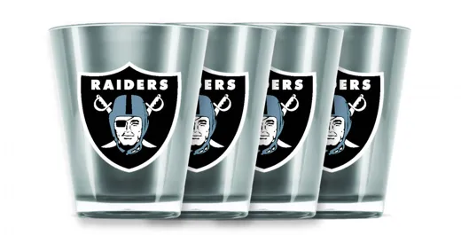 Las Vegas Raiders 4 Shot-Gläser