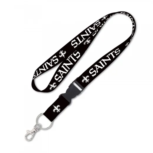 New Orleans Saints Lanyard Schnalle Blackout