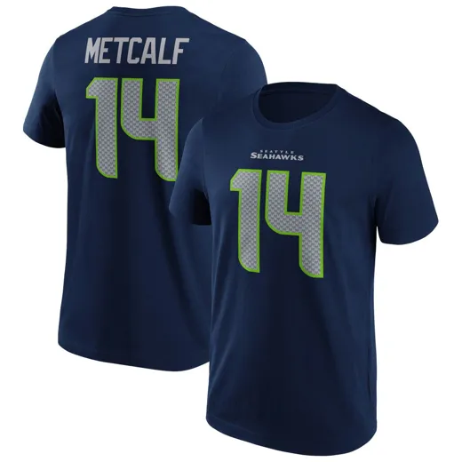 Seattle Seahawks T-Shirt Metcalf 14 S