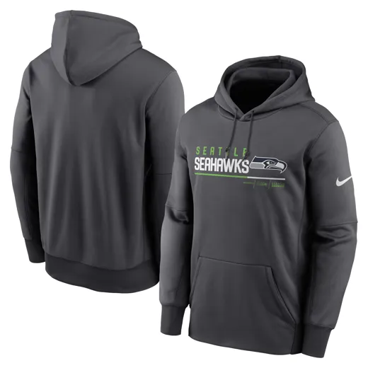 Seattle Seahawks Nike Therma Pullover Hoodie M