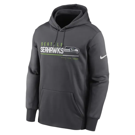 Seattle Seahawks Nike Therma Pullover Hoodie 2XL