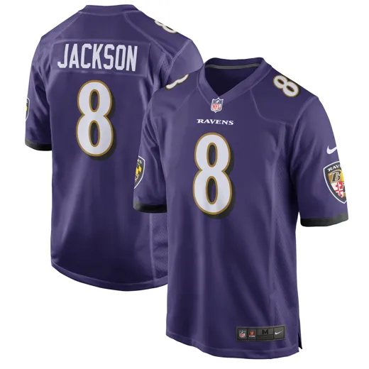 Baltimore Ravens Nike Home Jersey Jackson 8 M