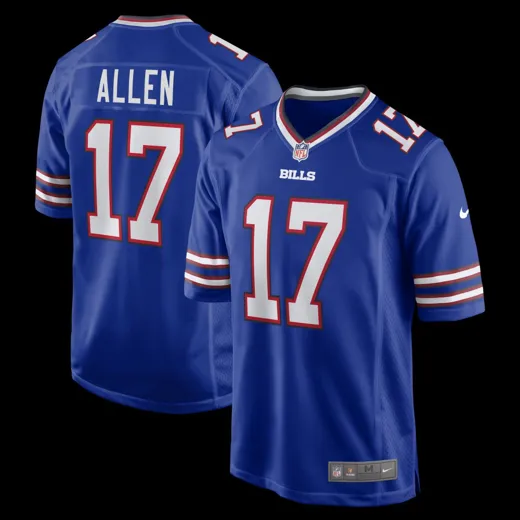 Buffalo Bills Nike Home Jersey Allen 17 L