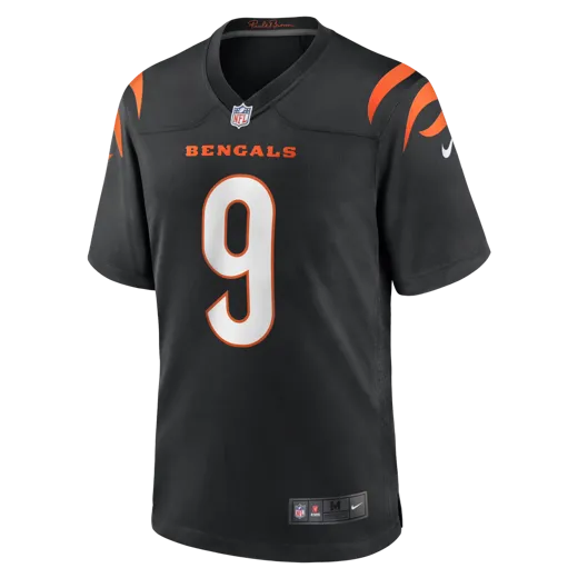 Cincinnati Bengals Nike Home Game Jersey Burrow 9 L