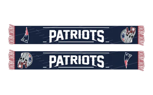 New England Patriots HD Knitted Jaquard Scarf  145x20cm