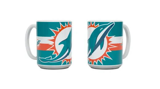 Miami Dolphins Tasse "Triple Logo " 450ml